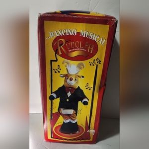 Vintage 1977 dancing Rudolph